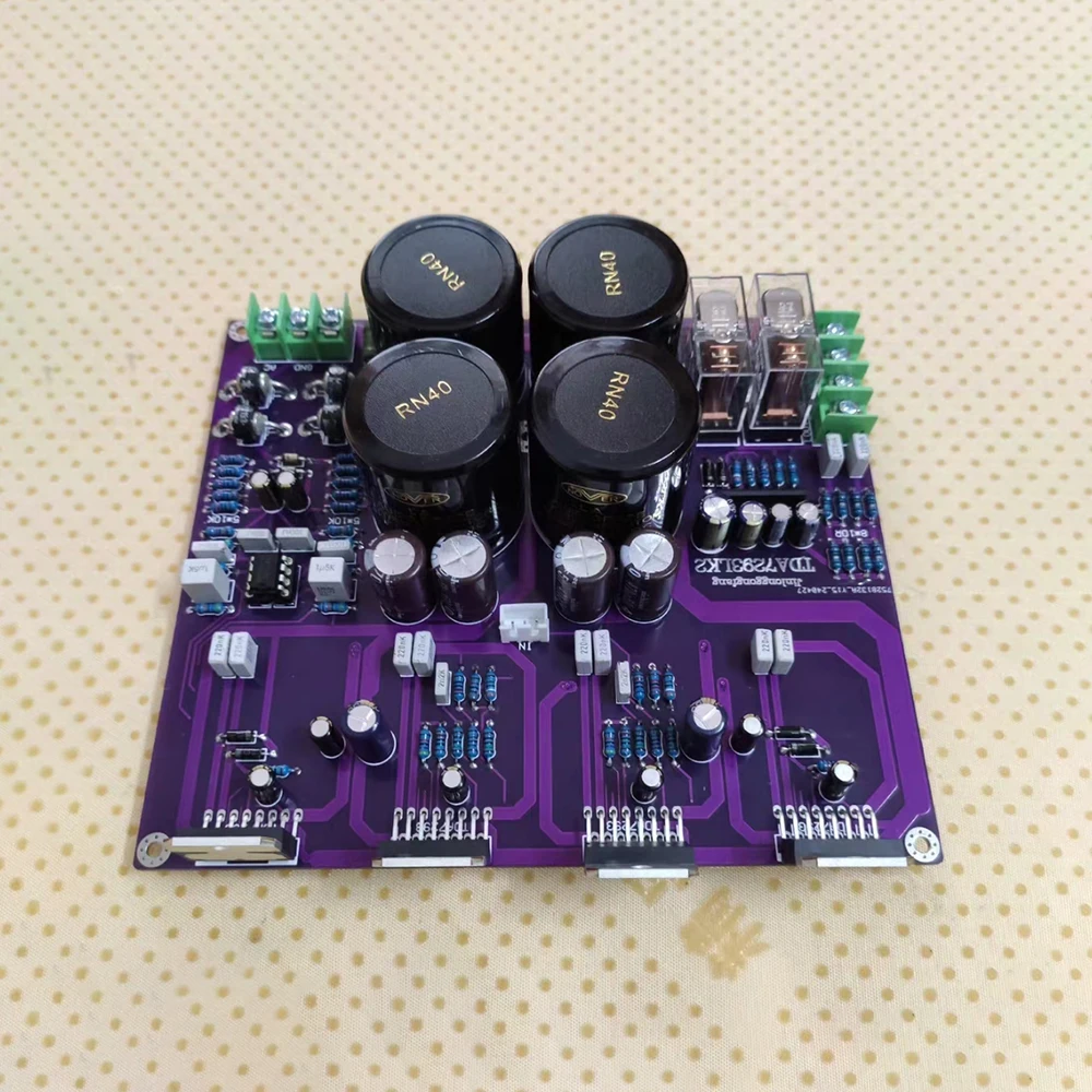 Placa amplificadora de potencia HiFi de calefacción paralela dual de doble canal DA7293LK2 15,8 × 13,7 × 1,6 cm para TDA7293 - imagen 5