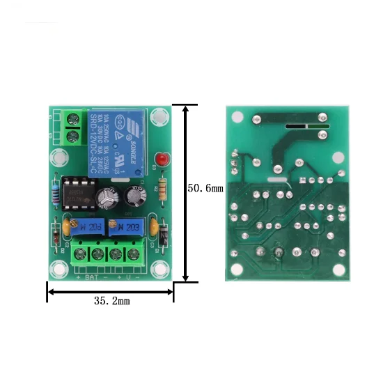 Placa de Control de carga de batería XH-M601, cargador inteligente de 12V, placa de Control de energía, carga automática, apagado, módulo Diy - imagen 2