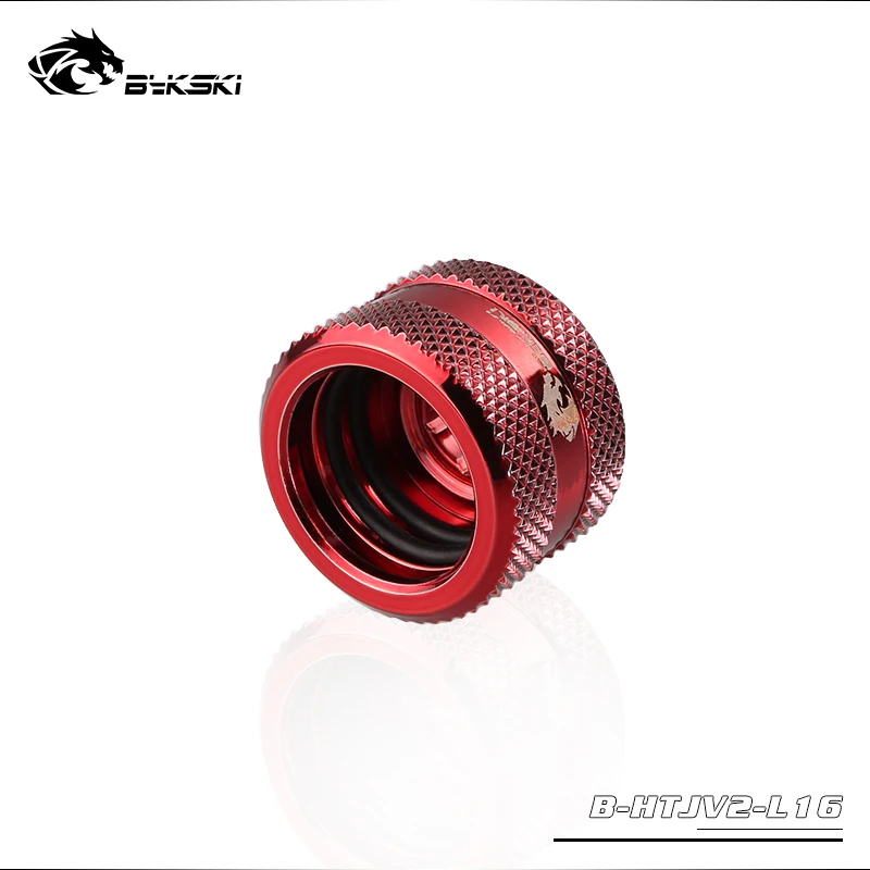 BYKSKI-accesorio de tubo duro, compresión de mano, ajuste de cobre, uso G1/4 'para tubo de rigidez PMMA/PETG, OD12mm/OD14mm/OD16mm, 8 unidades por lote - imagen 4