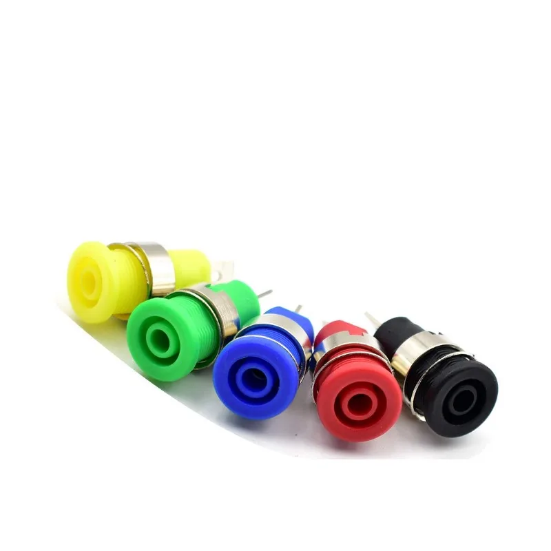 Conector Banana hembra de montaje en Panel, adaptador de poste de unión para conectores Banana de 4mm, 10 piezas - imagen 3