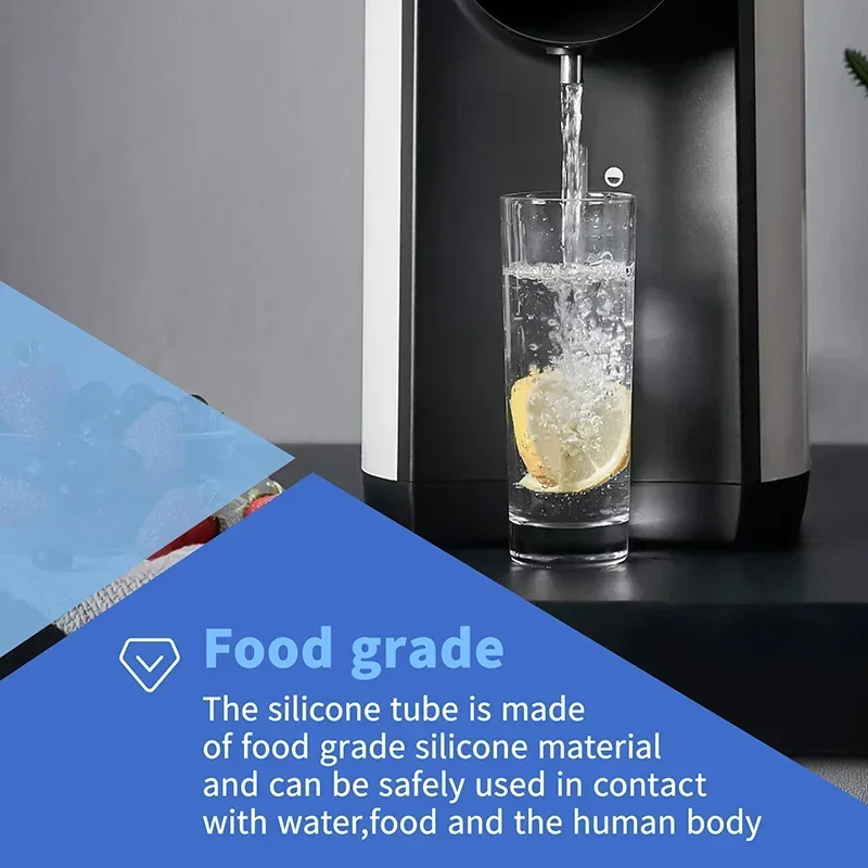 Tubo de silicona Flexible de 1/5/10m, 17 colores ID 2, 3, 4, 5, 6mm, tubos de riego de aire para acuario, conector de agua, mangueras de jardín de calidad alimentaria - imagen 5