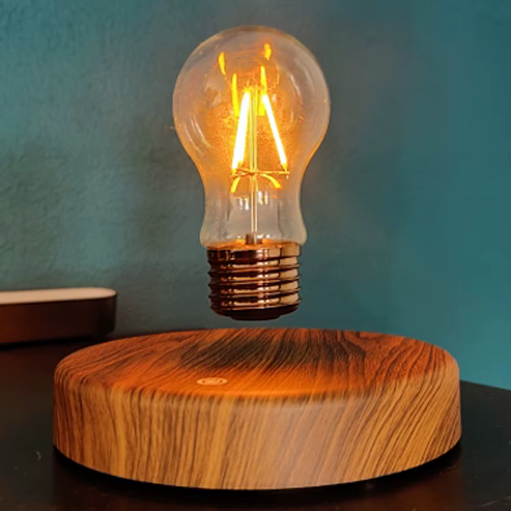 Lámpara LED Flotante con Levitación Magnética 360°
