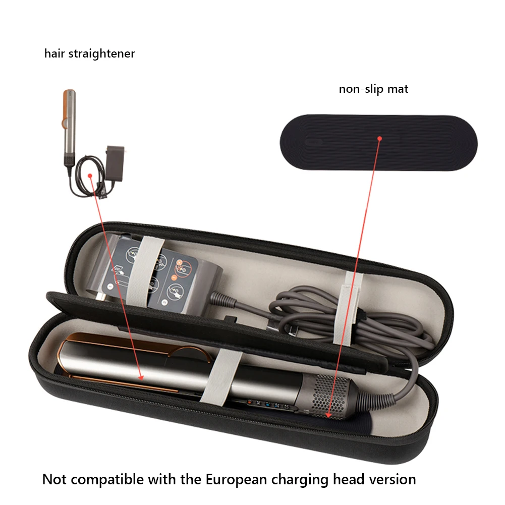 Estuche de transporte duro EVA para Dyson Airstrait HT01, bolsas de almacenamiento para alisador de pelo, caja de transporte portátil, accesorios para alisador - imagen 5