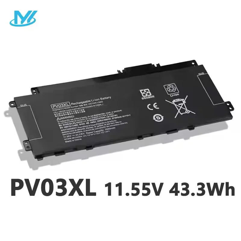 PV03XL PP03XL 11,55 V batería del ordenador portátil para HP Pavilion 13 13bb0014TU X360 13-BB 14-DW 14-DV M01118-421 HSTNN-LB8S calidad Original - imagen 2