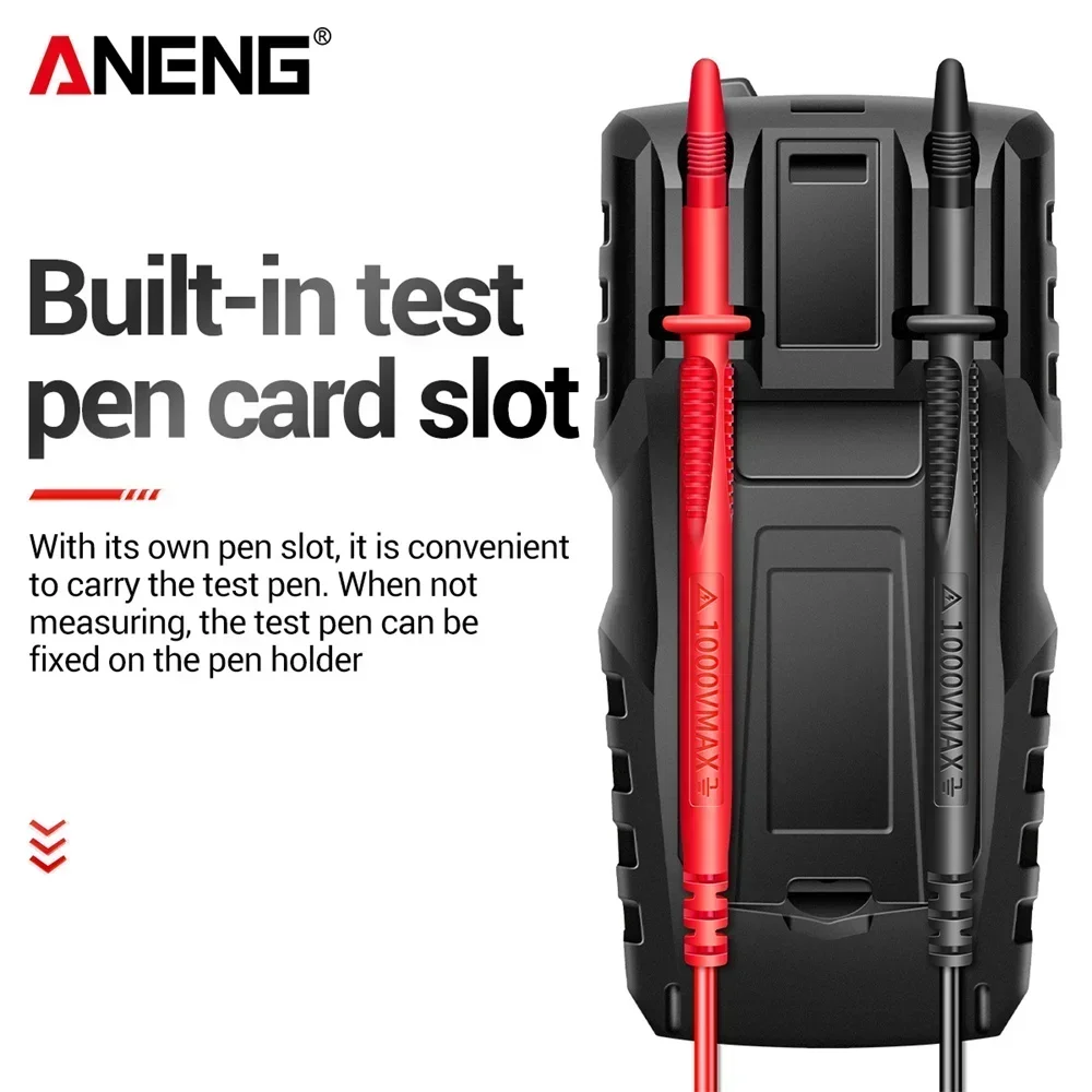 Multímetro Digital Profesional MIni ANENG M108 4000 recuentos Auto AC/DC voltaje instrumentos eléctricos probador herramientas medidoras - imagen 4