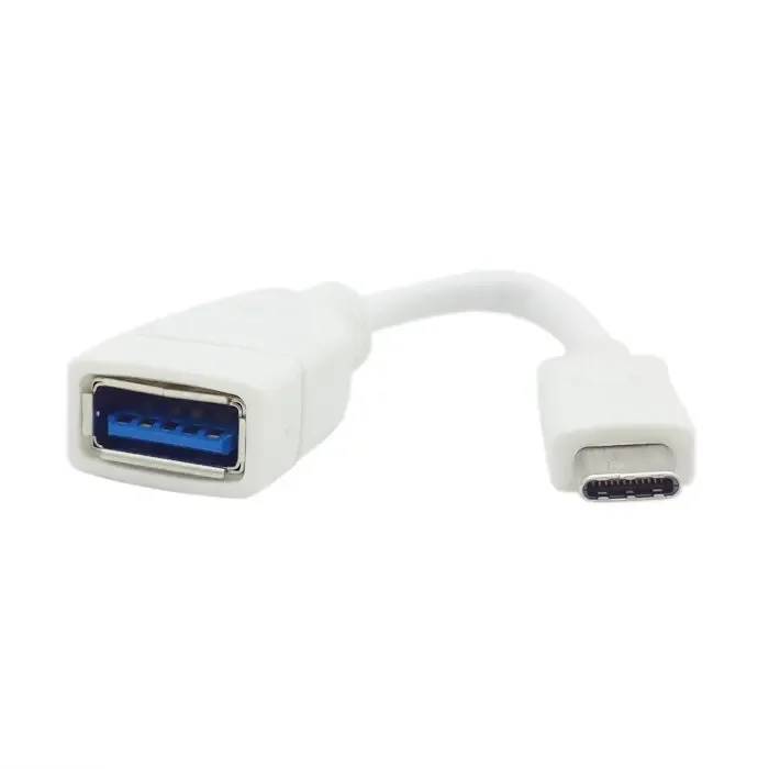 USB-C USB 3.0 3.1 Tipo C Macho A Cable de datos OTG hembra para Macbook Tablet Blanco Negro - imagen 2