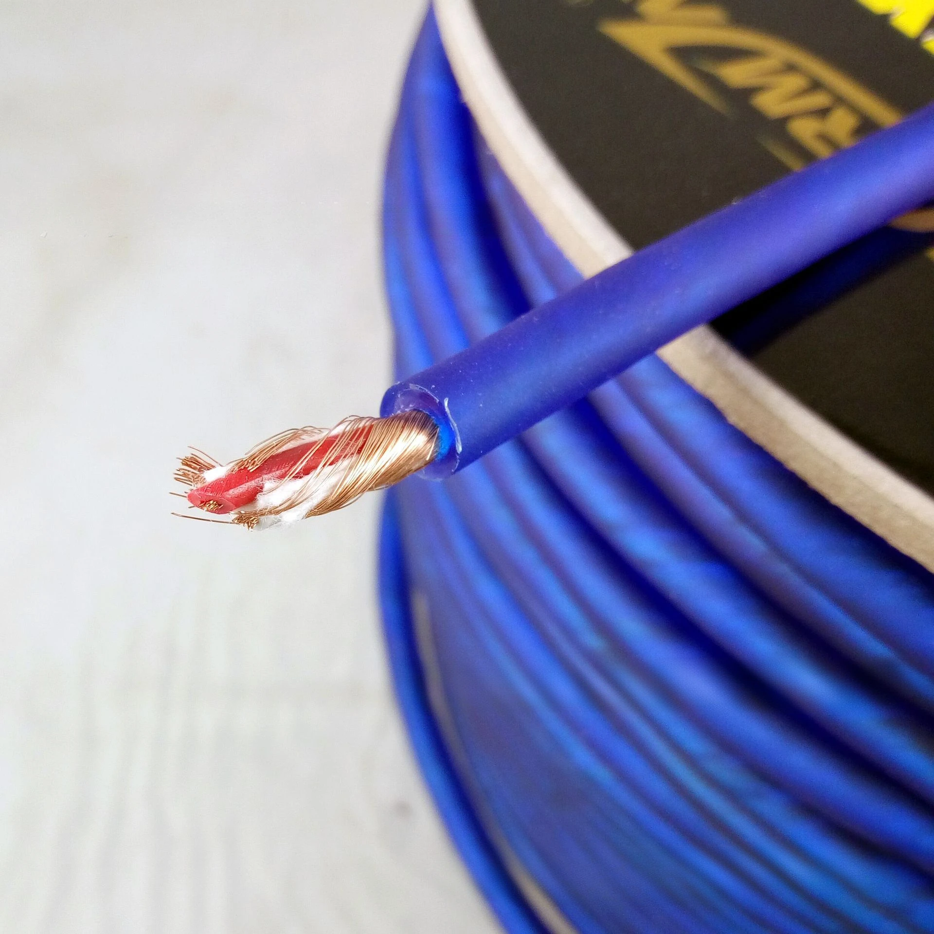 Cable de micrófono 128P azul mate de cobre sin oxígeno puro y cable de consola mezcladora