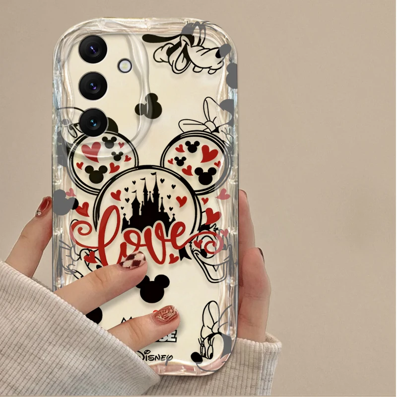 Funda Mickey Minnie Mouse Wave para Samsung Galaxy A54 A05 A05S A34 A24 A14 A04 A04S A73 A53 A33 A23 A13 A72 A52 A52S A71 A51 A21S - imagen 4