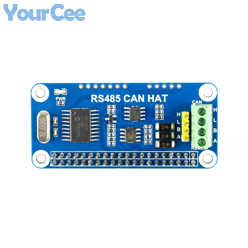 Módulo de placa de expansión RS485 CAN HAT MCP2515, controlador CAN, módulo de comunicación UART para Raspberry Pi 4B/3B +/Zero W - imagen 3