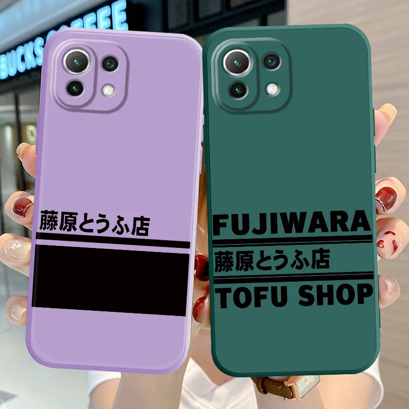 Funda de teléfono de cubierta suave para Xiaomi Poco F4 X3 NFC F5 F3 X4 X3 Pro Anime iniciales D coche - imagen 5