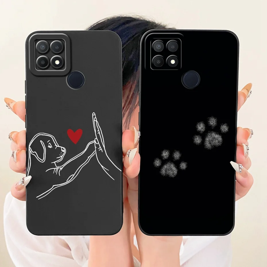 Nueva funda de teléfono de moda para OPPO A15 A15s fundas de silicona suave para Oppo A15 A15S 4G fundas a prueba de golpes parachoques - imagen 4