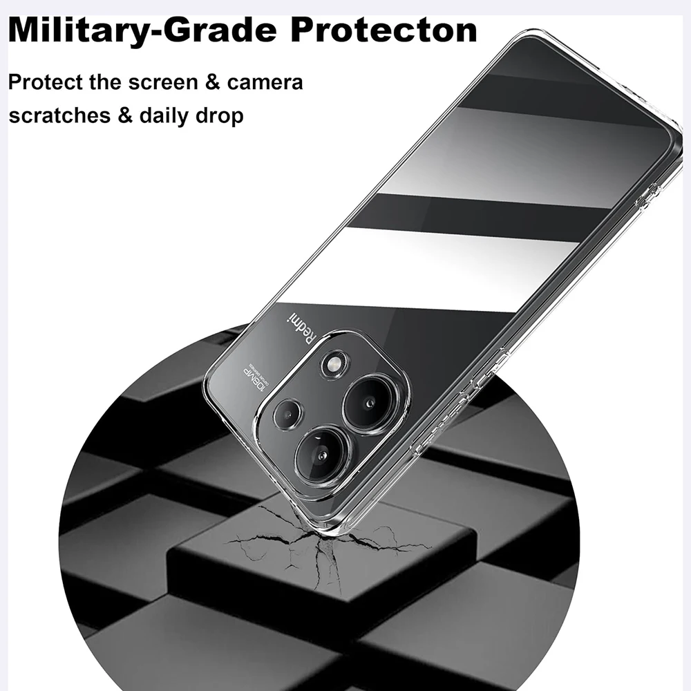 Funda blanda de silicona a prueba de golpes para Xiaomi Redmi Note 13 12 11 10 9 8 7 Pro Plus 8T 9T 10T 11 12T 9S 10S 11S 12S 12C 13C Fundas - imagen 4