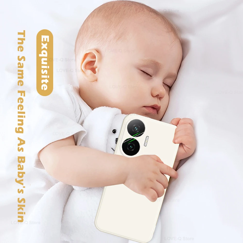 Poco F7 F 7 Pocof7 Case Liquid Silicone Camera Lens Protector Phone Case For Xiaomi Poco F7  Poco F 7 Pocof7 Soft TPU Back Cover - imagen 4