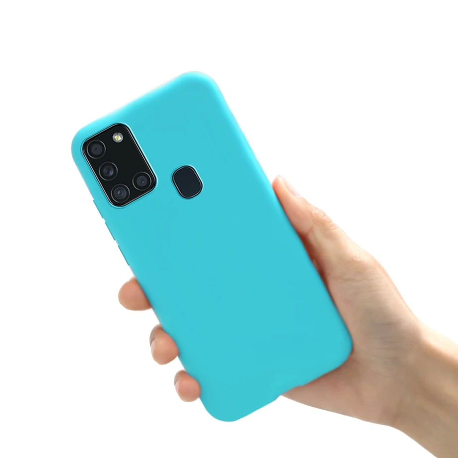 Funda de teléfono de silicona líquida de lujo para Samsung Galaxy M21 M30s M31 M31s M51 M11 A21s funda protectora de silicona suave Fundas - imagen 5