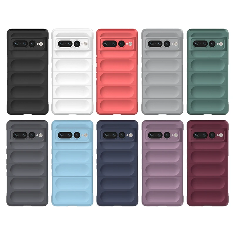 Funda protectora para Google Pixel 7 Pro 6A, carcasa de TPU suave, a prueba de golpes, lente, 7A, 8 Pro, 8 - imagen 2