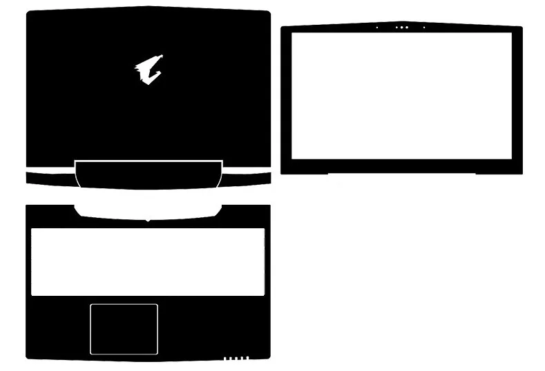 Película protectora para GIGABYTE Aero 15 15X 2017-2018 Aorus X5 V6 V7 V8 X5S v5, diseño especial, pegatina de piel - imagen 2