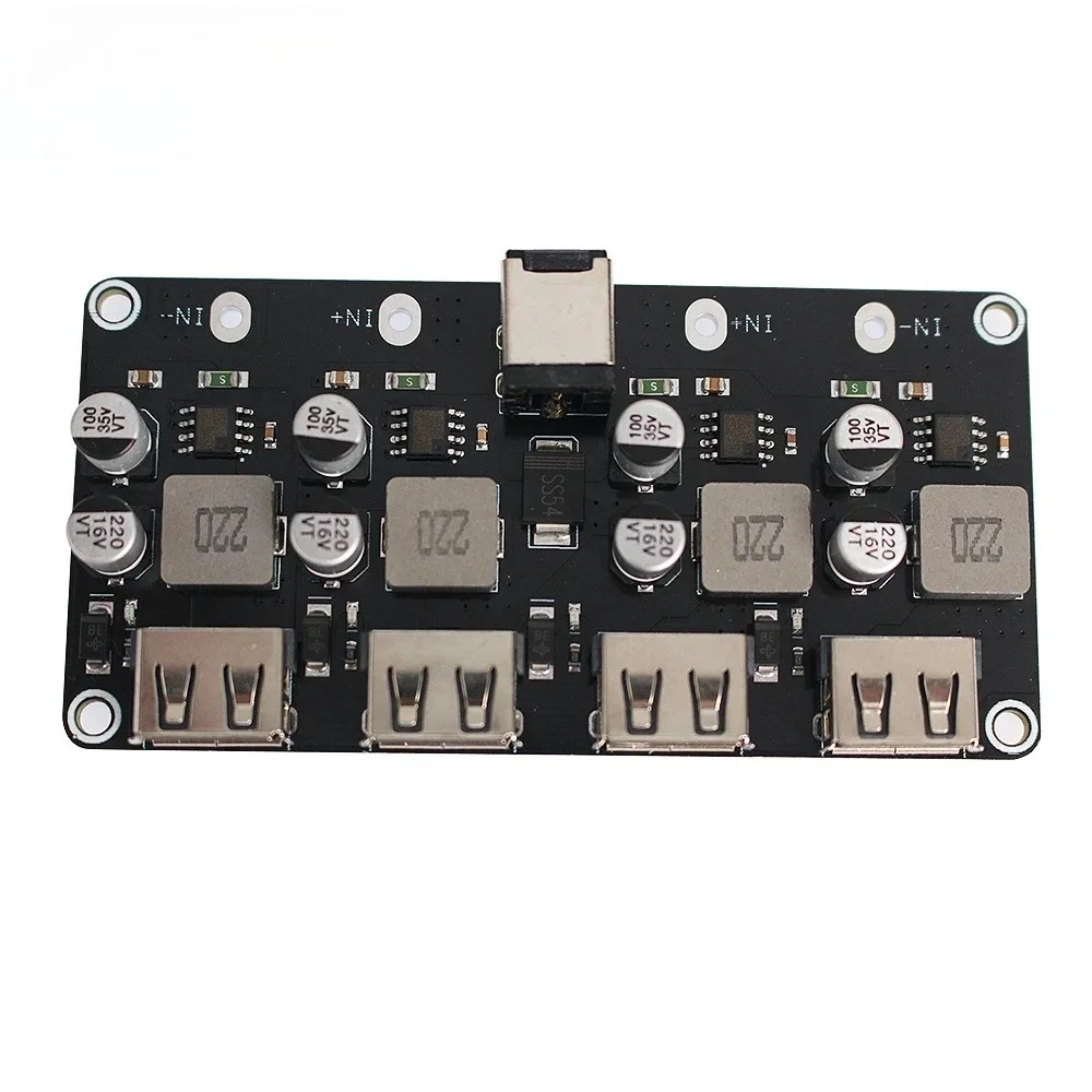 Módulo reductor de CC USB QC2.0/3,0 DC-DC convertidor reductor módulo reductor de carga 6-32V 9V 12V 24V circuito de carga rápida - imagen 2