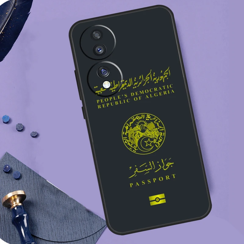 Funda de pasaporte argelina para Honor Magic 6 Pro Magic 5 Lite 50 70 90 Lite X6 X7 X8 X9 X6a X7a X8a X9a X8b X9b - imagen 4