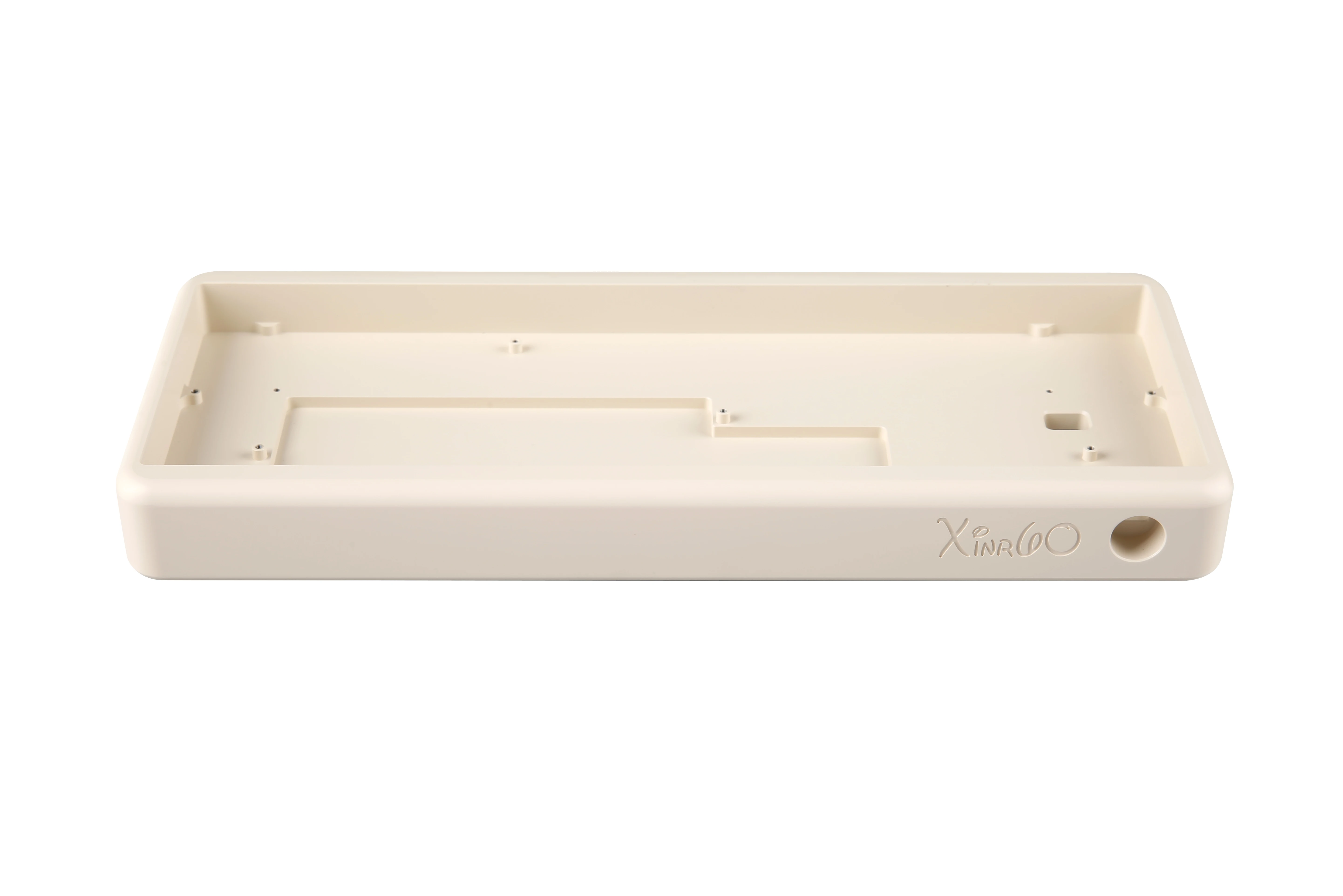 Teclado mecánico personalizado XR60, carcasa de Metal CNC, electroforesis de ánodo de aleación de aluminio para Base de teclado GH60 60% Wooting60 HE