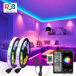 Tira LED RGB con micrófono, app y sincronización musical