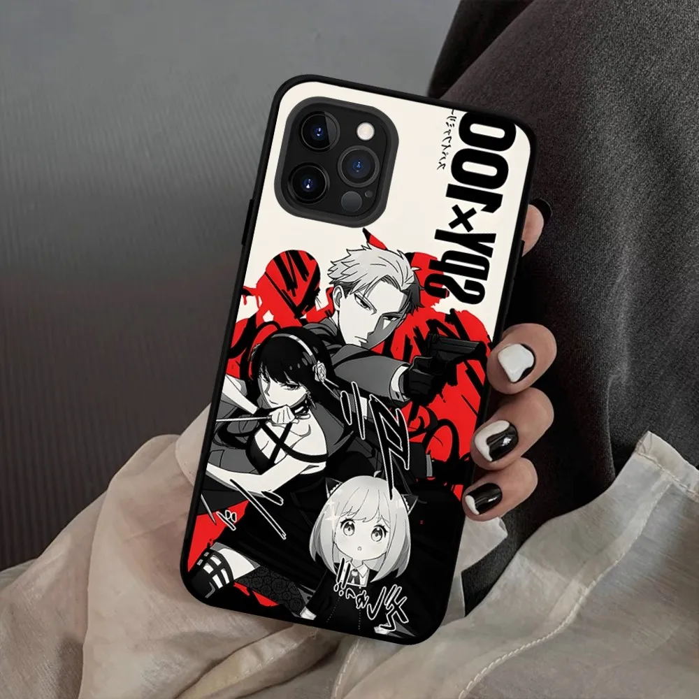 Funda de teléfono Popular de Anime SPY×FAMILY para IPhone 15 14 11 12 13 Mini Pro XS Max, Funda 6 7 8 Plus X XR SE 2020 - imagen 5