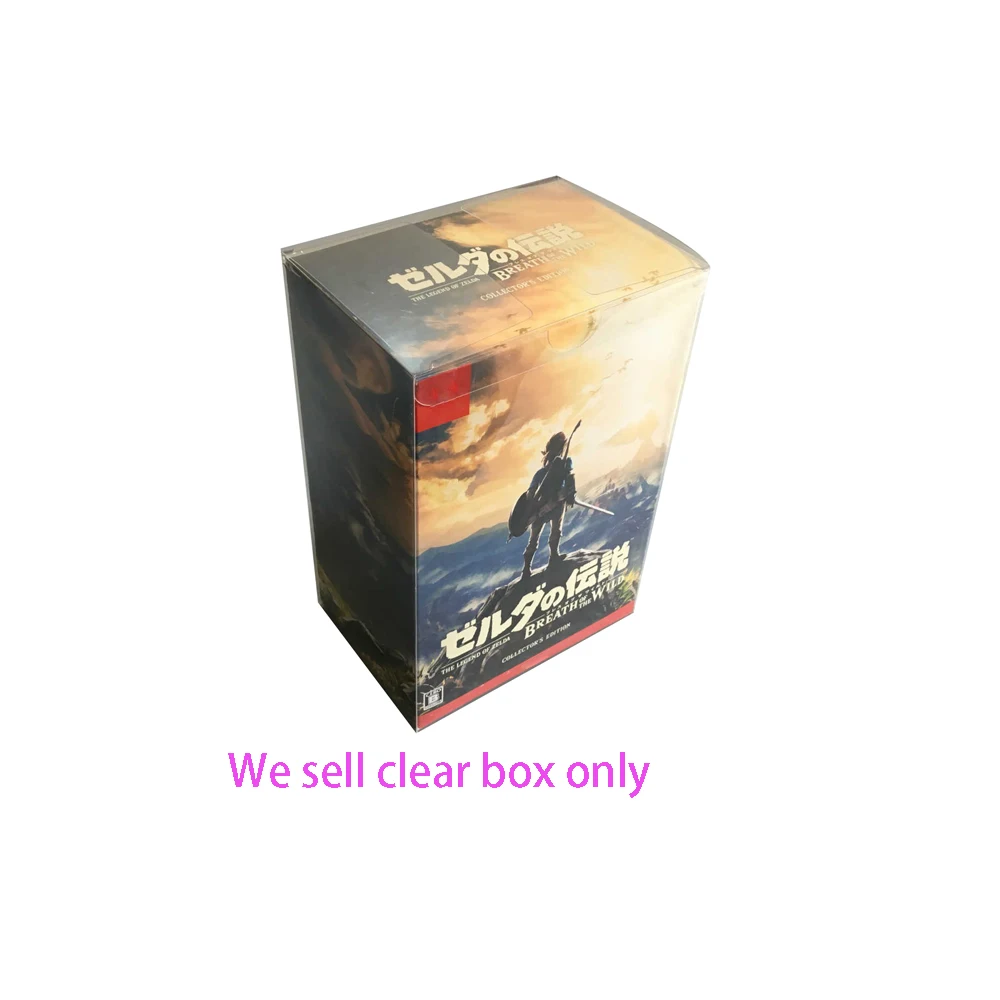 Cubierta protectora transparente de PET para Switch NS The Legend of Zeldr: Breath of the Wild versión japonesa caja de almacenamiento recoger - imagen 2