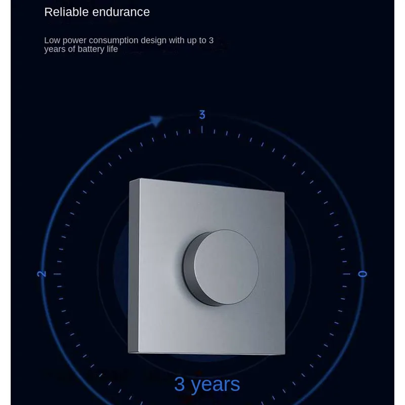 Aqara interruptor giratorio inteligente H1 inalámbrico Zigbee3.0 ajuste inteligente apagado brillo de la luz Control remoto de vida en el hogar a través de Homekit - imagen 3