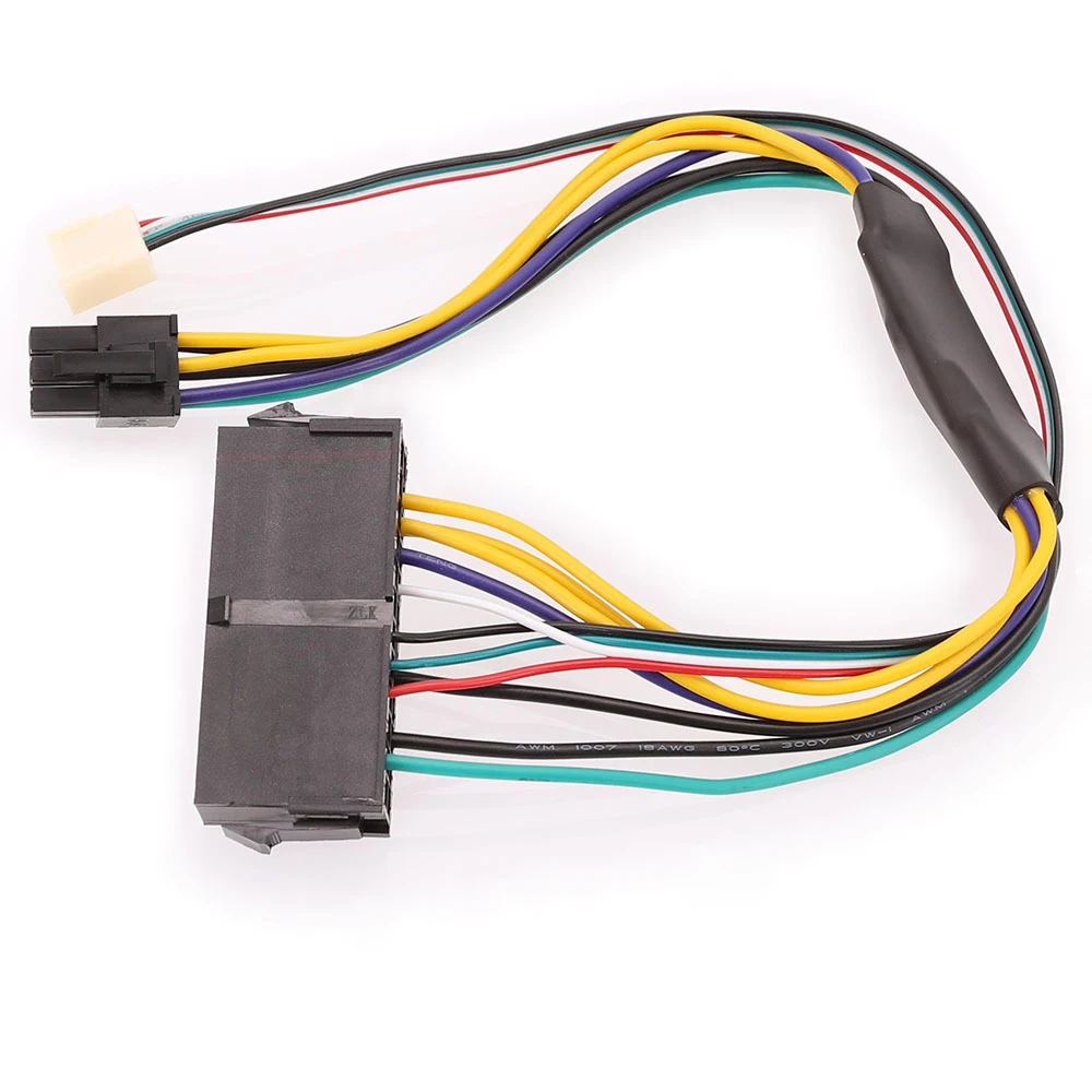 Cable de alimentación de 24 pines a 6 pines, Cable ATX, divisor PSU para HP Elite Z230 Z220 SFF, convertidor de Cable de alimentación, Mini adaptador de línea extensible de 6 pines - imagen 2