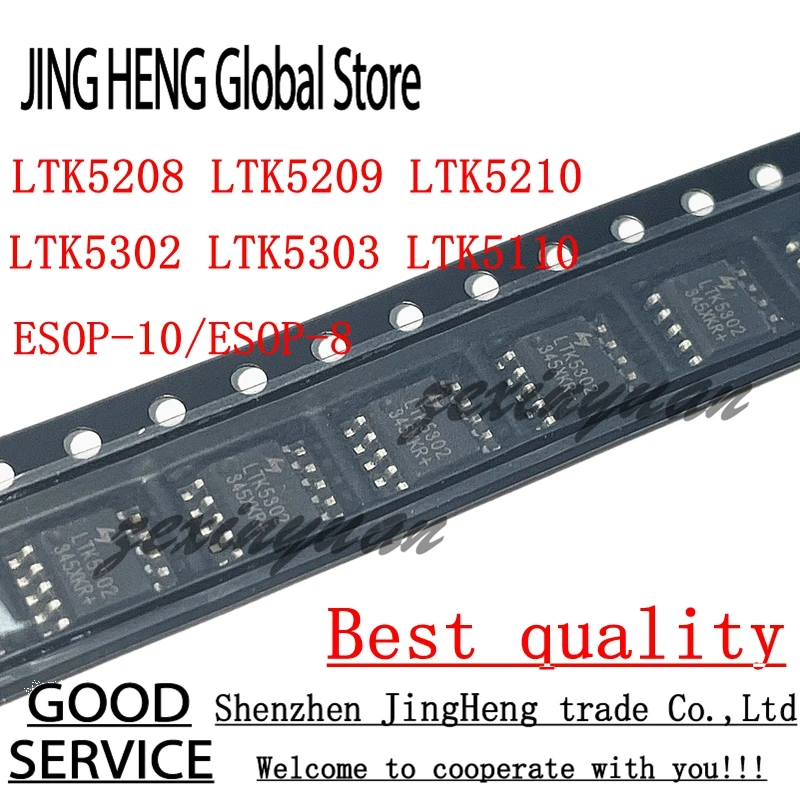 10 Uds LTK5208 ESOP-8 LTK5209 LTK5210 LTK5302 LTK5303 LTK5110 ESOP-10 chip de audio amplificador