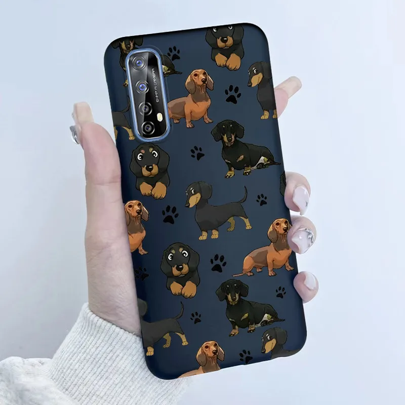 Para Realme 7 RMX2151 RMX2155 funda de teléfono diseño de mariposa flor chica suave silicona TPU carcasa trasera para Oppo Realme 7 4G cubiertas - imagen 5