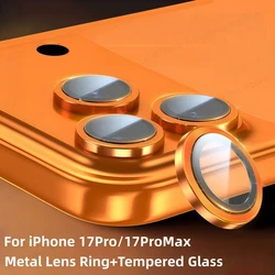 Protector de cámara de cristal iPhone 17 Pro Max – Anillo templado