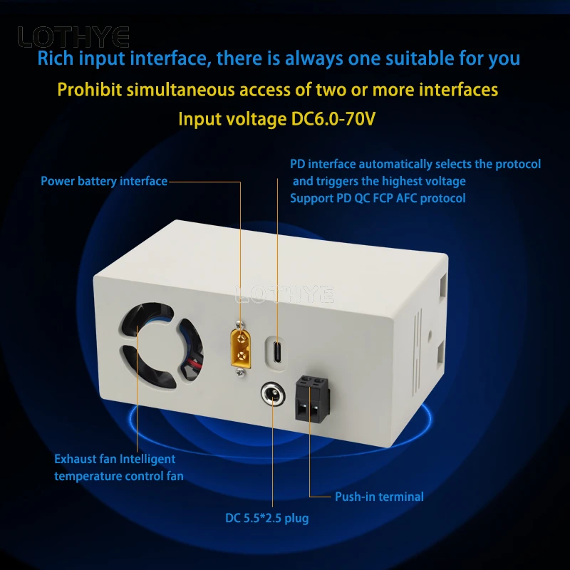 Kit de carcasa DIY para fuente de alimentación CC ajustable XY6008, módulo Buck de corriente de conmutación de fuente constante de voltaje constante LED - imagen 3