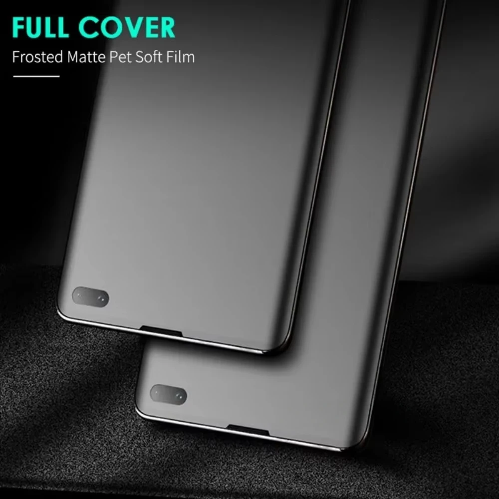 3Pcs Matte Hydrogel Film S21 S20 S22 Ultra S10 S9 S8 FE Screen Protectors For Samsung Note 20 10 9 8 Plus S23U - imagen 3