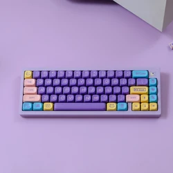 XOA MOA PBT Keycaps Candy Sublimación para Teclado Mecánico MX