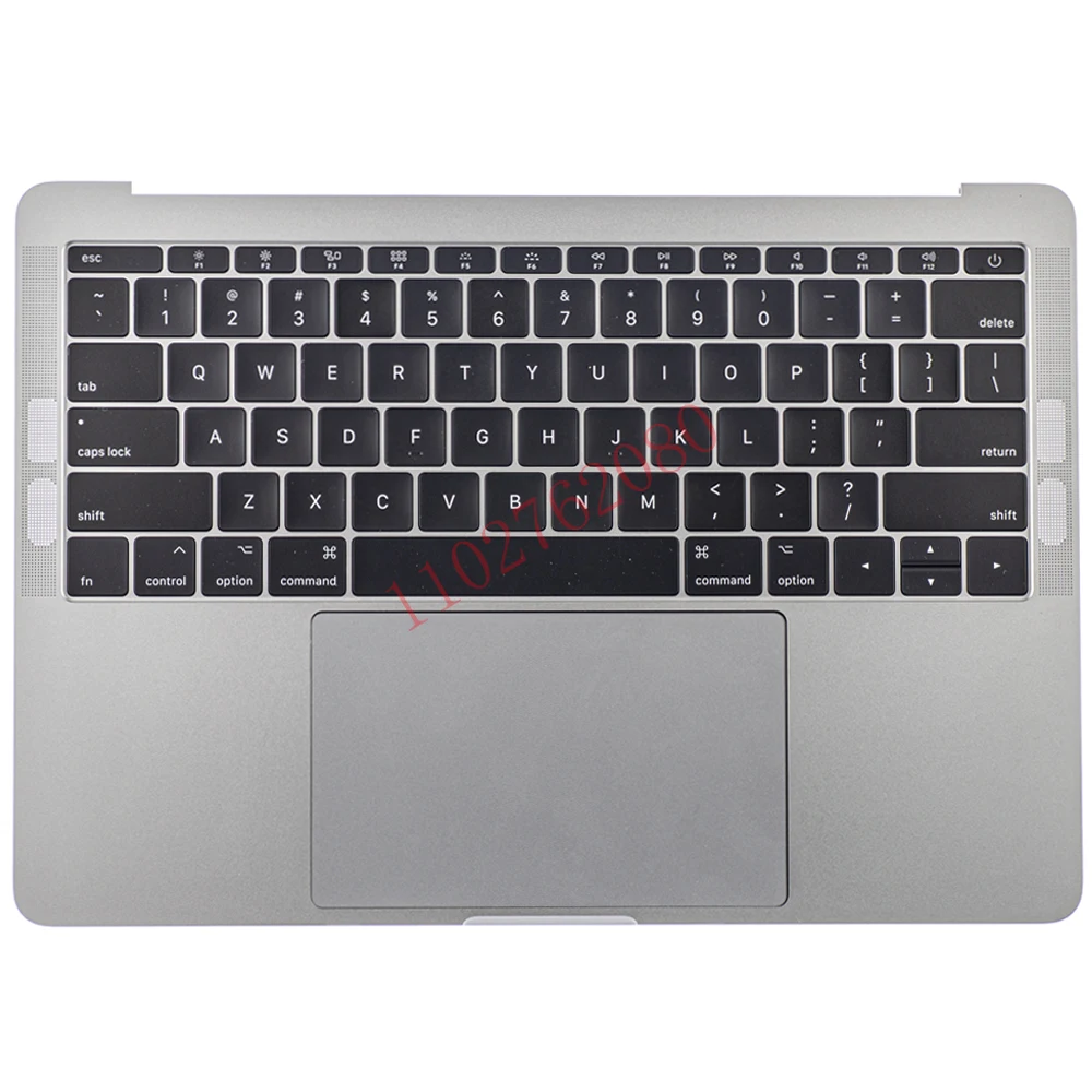 95% nuevo gris plateado Topcase portátil C Shell con teclado para Macbook Retina 13 ''A1708 Top Case 2016 2017 EE. UU.