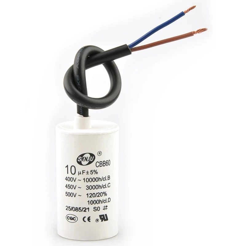 1 condensadores de funcionamiento de motor CBB60 450V AC condensador de arranque 3/4/5/6/8/10/12/14/15/16/18/20/25/30/40/45/70/80UF para lavadora - imagen 3