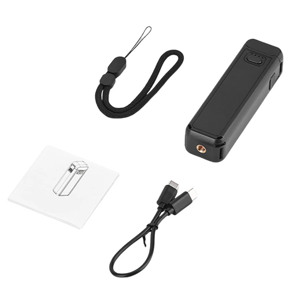 Controlador de duración de batería PO3050 para DJI Pocket 3, varilla de extensión de cargador de carga rápida portátil de 10W y 5000mAh para cámara DJI Pocket 3