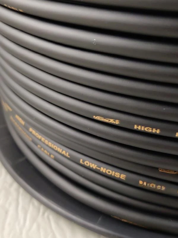 Cable de micrófono de malla tejida 128 de cuero suave ligero, cable de micrófono, cable de consola de mezcla equilibrado, cable de señal de luz