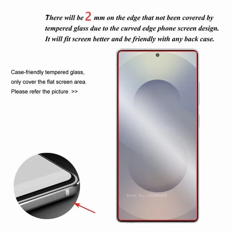 Vidrio HD transparente con pegamento completo para Samsung Galaxy S25 Ultra Protector de pantalla para Samsung S22 S23 S24 S25 Ultra 5G vidrio templado - imagen 2
