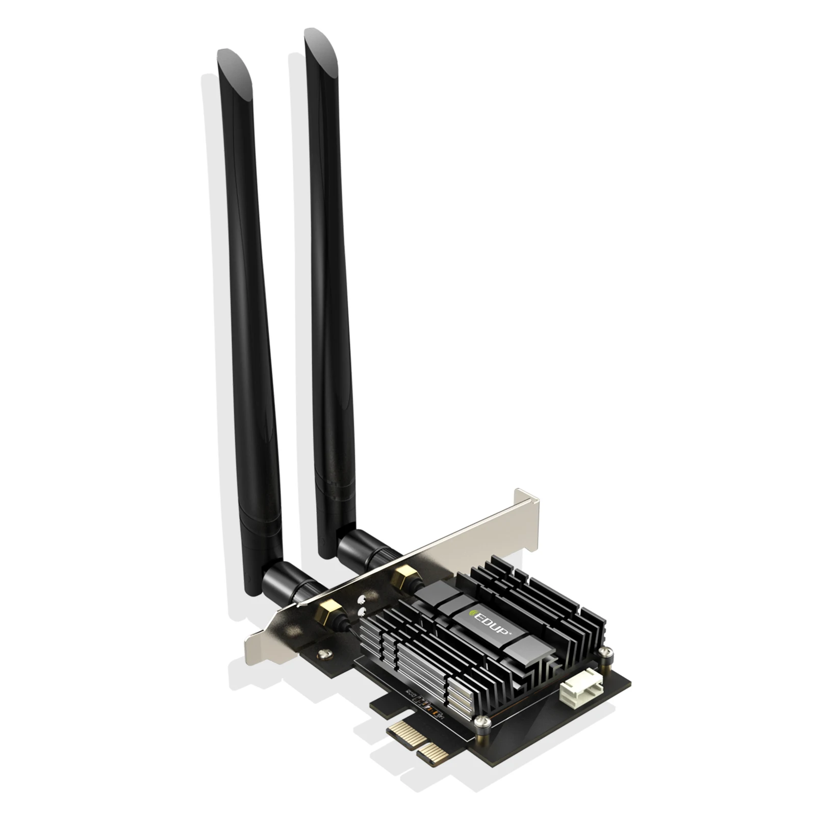 EDUP 9651GS-B WiFi 6E adaptador WiFi PCIE Bluetooth 5,3 tarjeta de red inalámbrica tarjeta PCIe inalámbrica 2,4G/5,8G/6GHz WiFi de alta velocidad - imagen 2