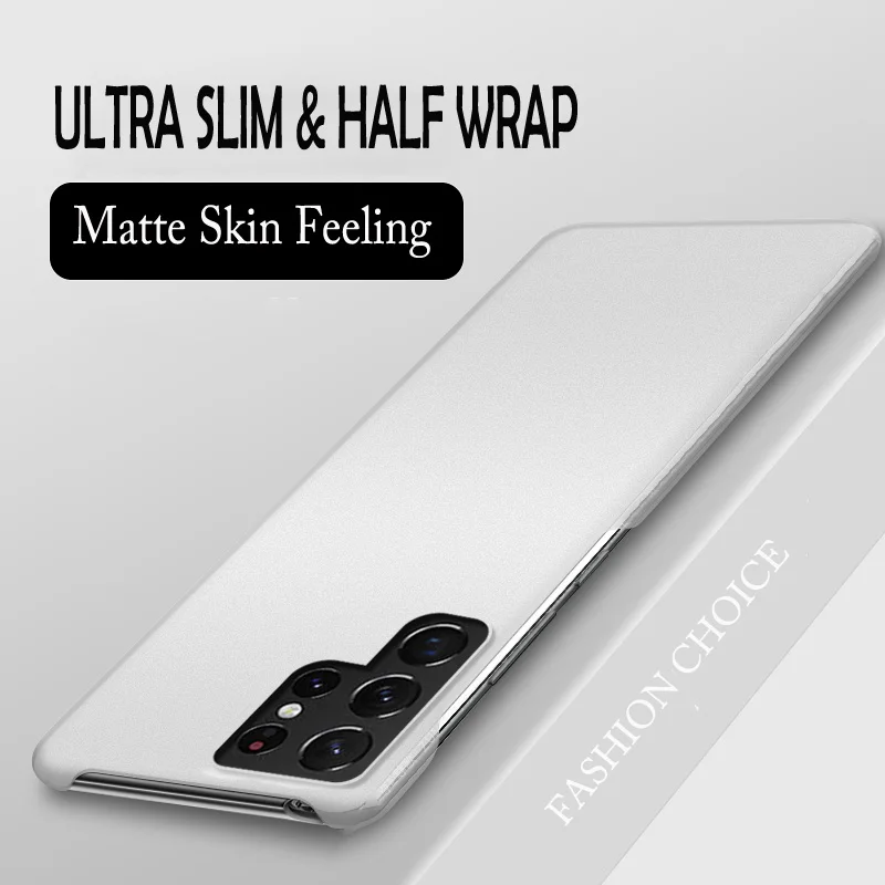 PC dura para Samsung S25 S24 S23 S22 funda Ultra a prueba de golpes funda mate delgada para Samsung S22 S23 S24 S25 Plus fundas de medio envoltura - imagen 4