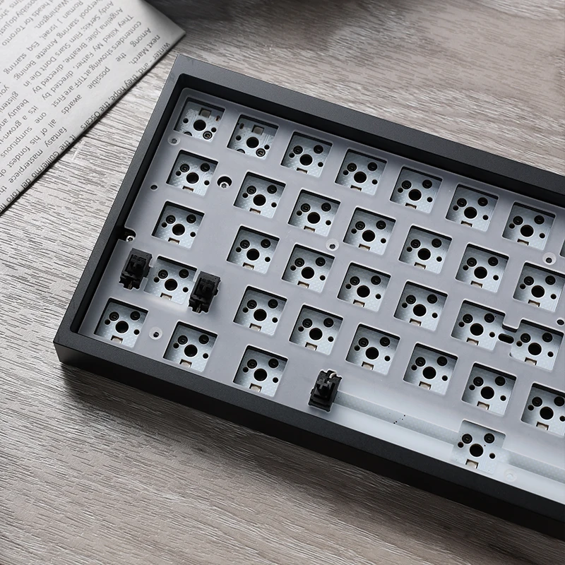 KBDfans-Teclado mecánico Tofu60, Kit de aluminio con cable tipo C, Junta de Intercambio en caliente, personalizado, 60%, para juegos de oficina, PC y portátil - imagen 3