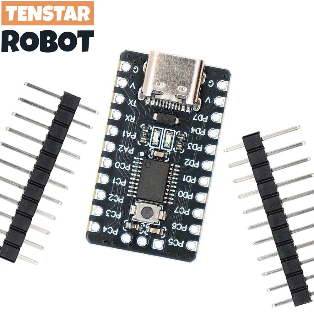 TENSTAR 2 uds CH32V003 Placa de desarrollo Placa de sistema mínimo Placa central RISC-V CH32V003F4P6 Módulo microcontrolador - imagen 4