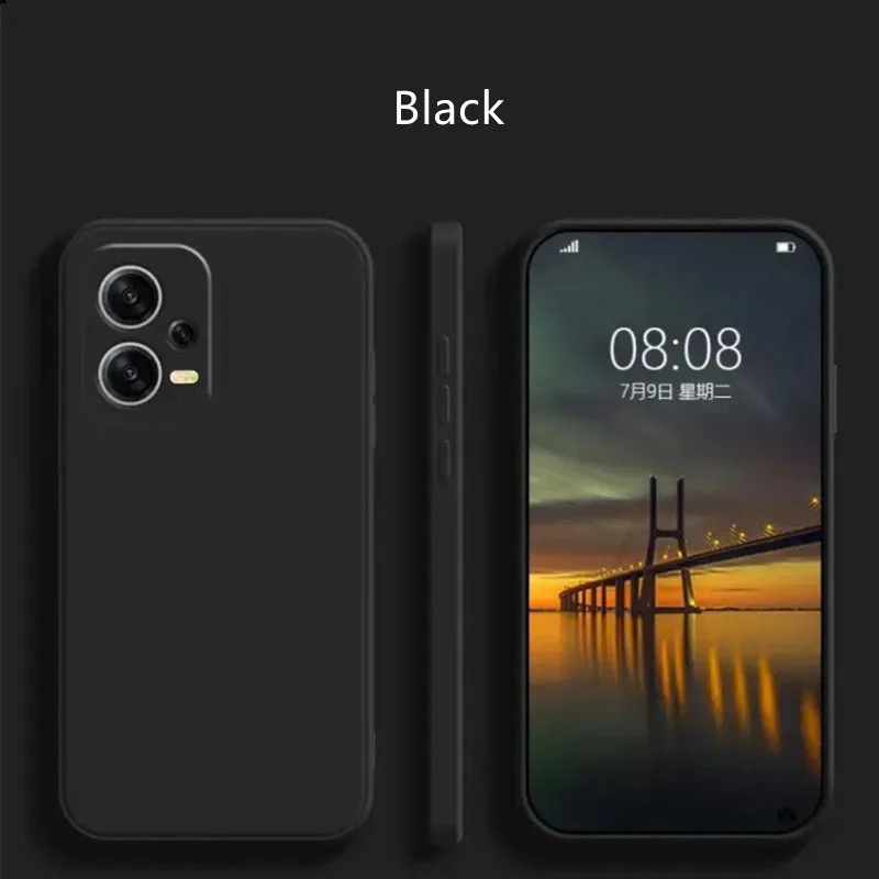 Para Xiaomi Redmi Note 12 Pro Funda Redmi Note 12 Pro Plus Funda Coque Original de silicona líquida suave TPU Funda de teléfono Redmi Note 12 - imagen 3