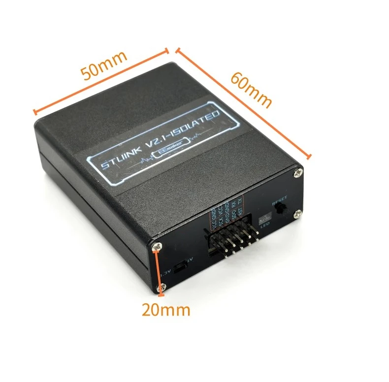 ST-LINK V2.1, dispositivo de emulación y depuración aislado de alto voltaje, compatible con todas las interfaces STLinK STM32 SWD, 1 puerto de serie - imagen 4
