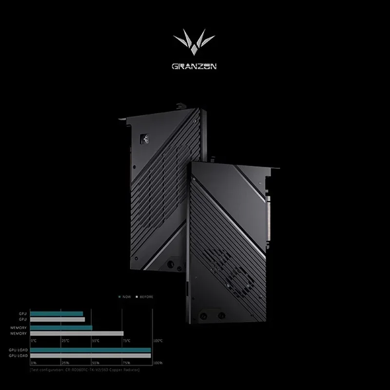 Granzon GBN-GV4080EOC GPU bloque de agua para GIGABYTE GeForce RTX 4080 AERO/EAGLE/MASTER/GAMING OC 16G tarjeta de vídeo/prevenir la corrosión - imagen 4