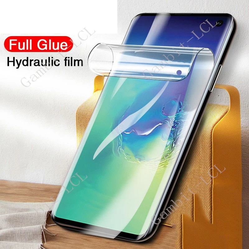 Para Samsung Galaxy S10 4G 6,1 GalaxyS10 SM-G973F G973U G973W HD película de hidrogel suave cubierta protectora completa de pantalla - imagen 3