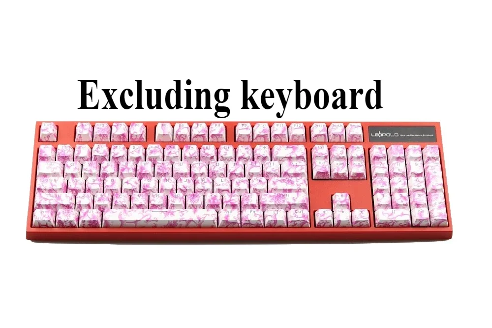 pink and wite keycap