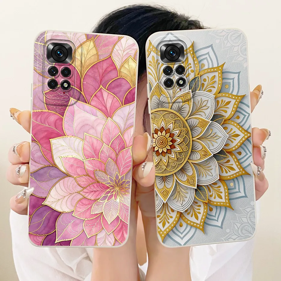 Para Xiaomi Redmi Note 11 4G funda Note 11S bonita funda de dibujos animados suave TPU funda de teléfono para Redmi Note 11 Pro Plus Note11 S Shell - imagen 2