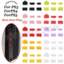 1-10 juegos de carcasa de silicona a prueba de polvo, puerto de carga USB HDMI, enchufe de goma suave para PS3, PS4, PS5, accesorios para Host, Kit a prueba de polvo